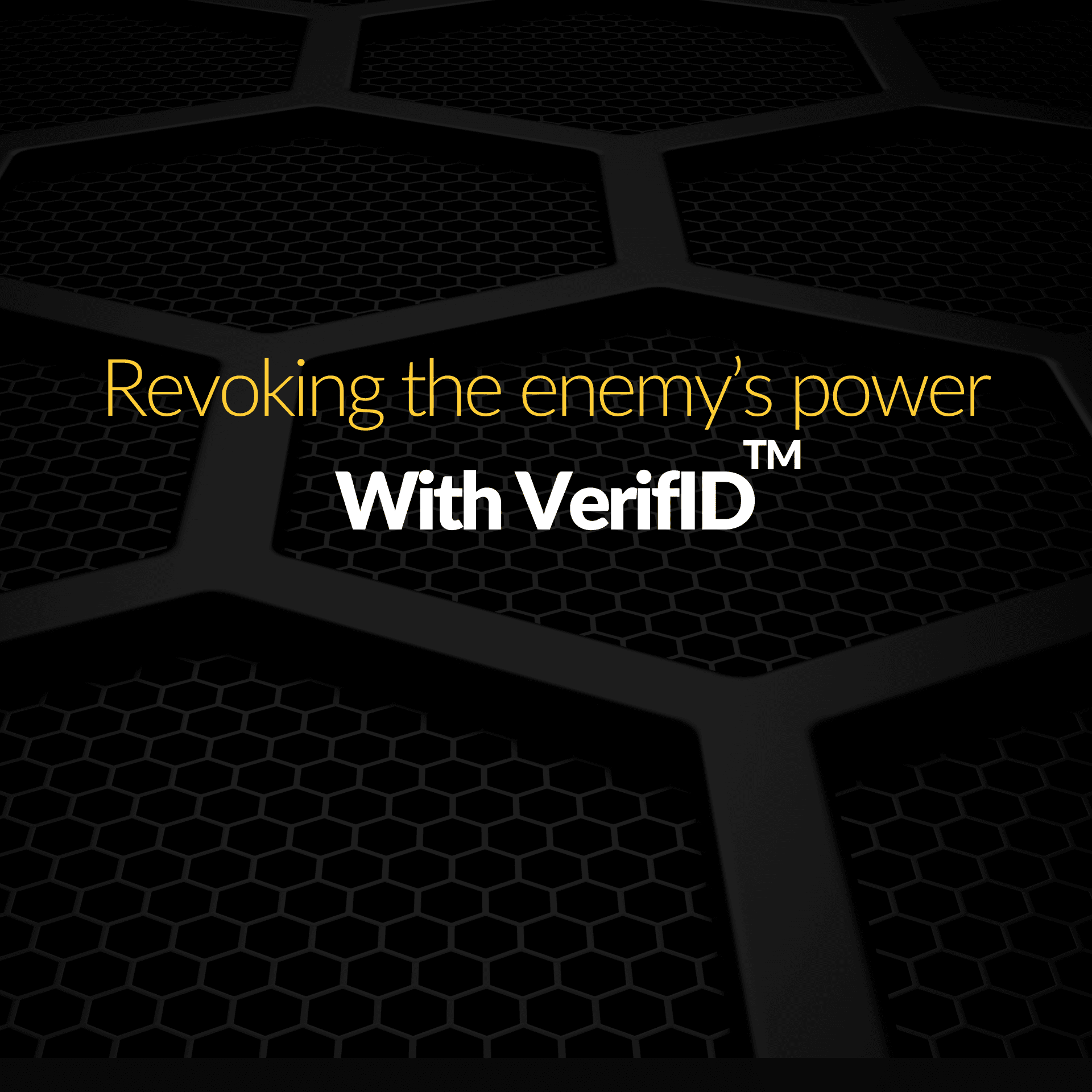 Revoking the enemy's power with VerifID